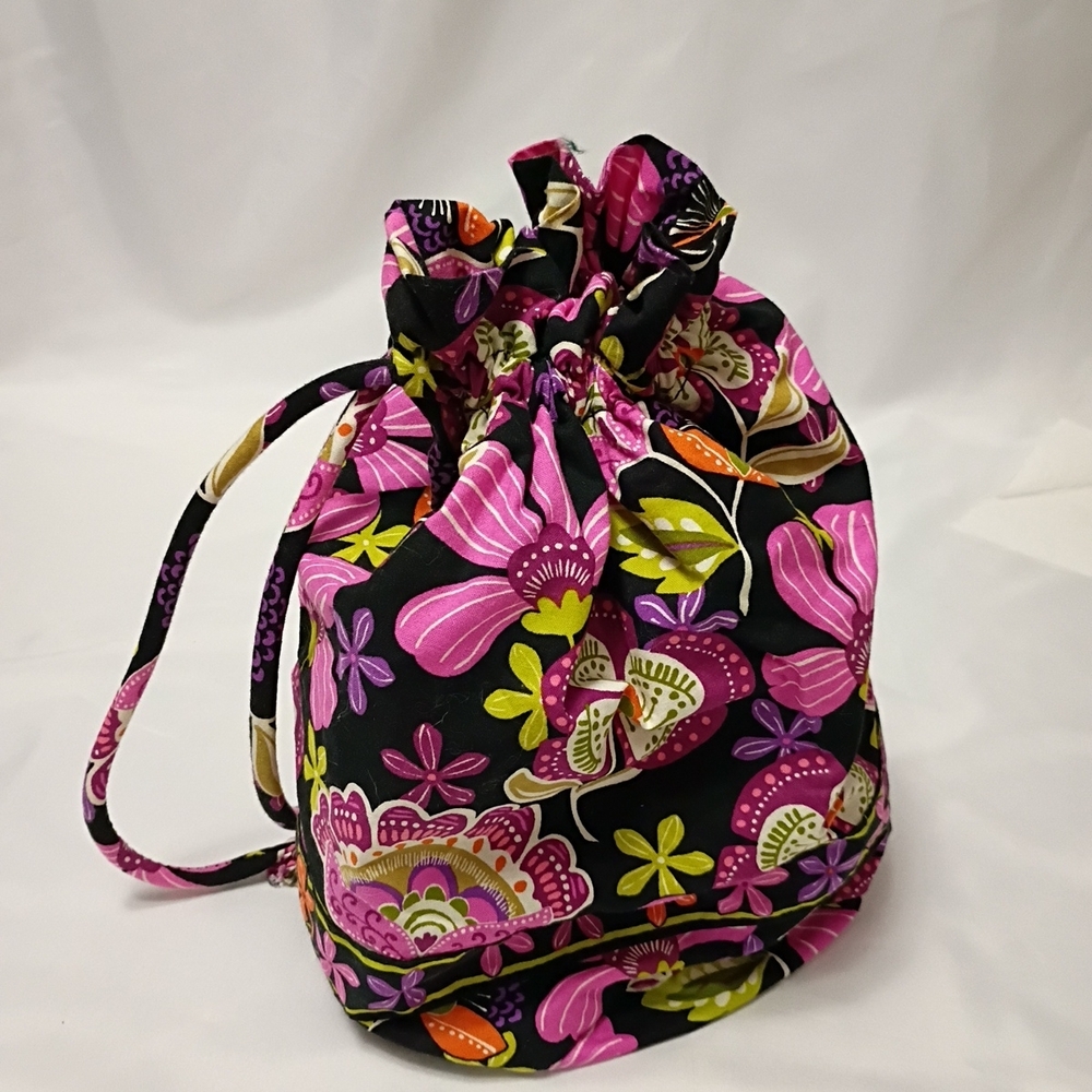 Vera Bradley Ditty Bag In The Pirouette Pink Pattern.  Women's Tote